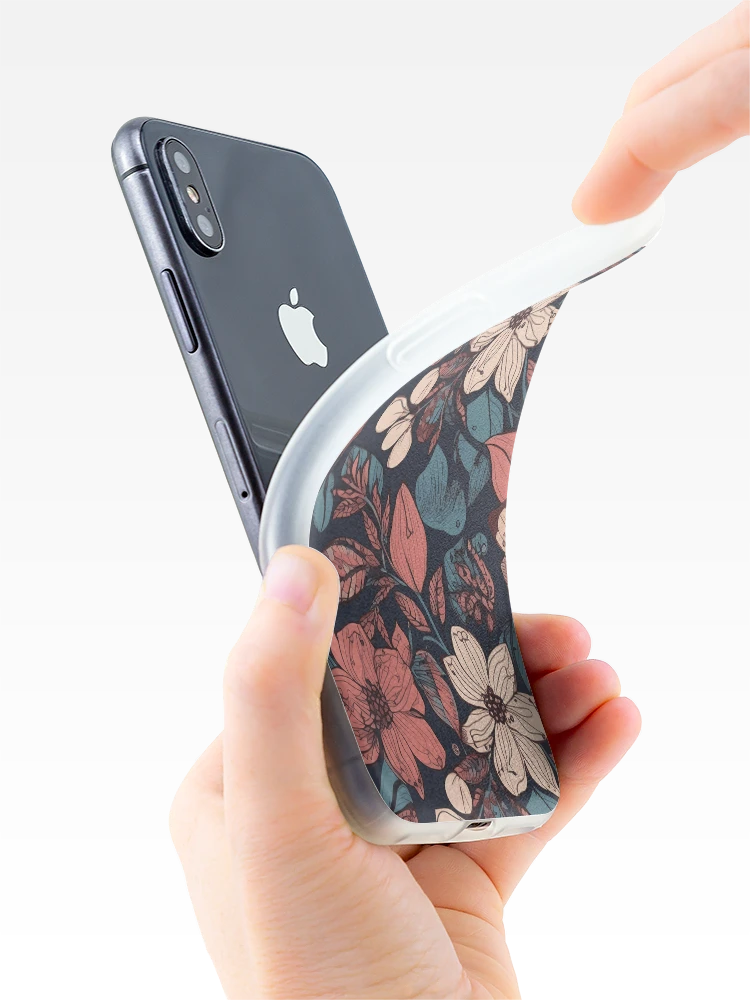 Thumbnail 4 of 5, iPhone Case, Flower Mix designed and sold by InfinityPattern.