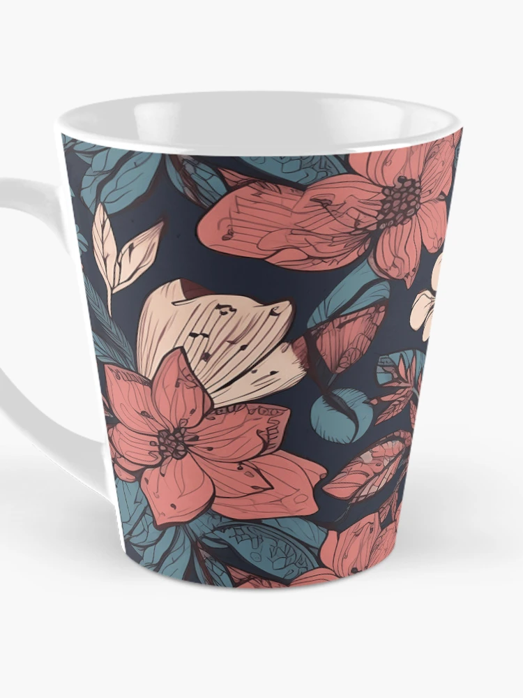 Thumbnail 3 of 4, Coffee Mug, Flower Mix designed and sold by InfinityPattern.