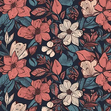 Artwork thumbnail, Flower Mix by InfinityPattern