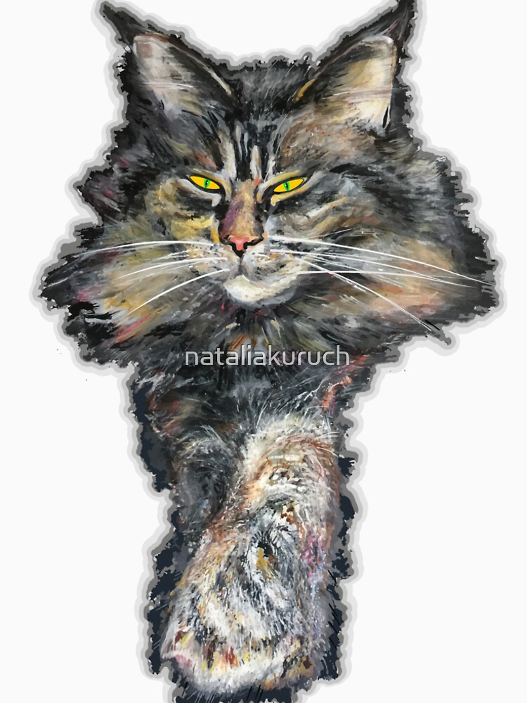 Maine coon  gris by nataliakuruch