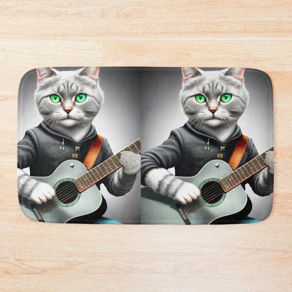 Item preview, my guitar cat designed and sold by Jorge Javier Di Franco.