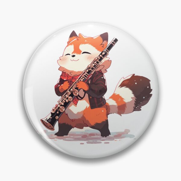 Artikelvorschau, Red Panda with its Clarinet entworfen und verkauft von metamorphicpix.