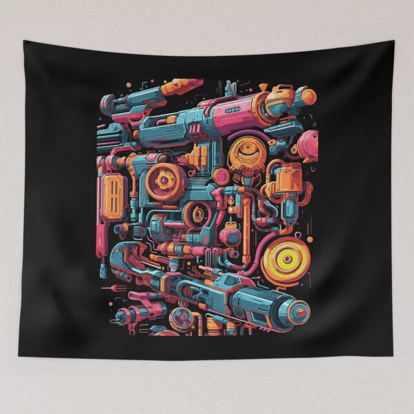 Item preview, Atomic Age Artillery: Retro-Futuristic Ray Guns Unleashed designed and sold by JLCableStudio.