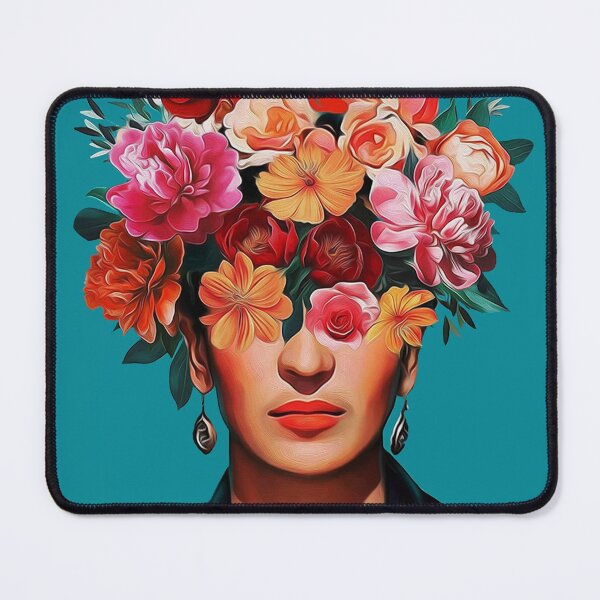 Item preview, Flowers Frida Portrait designed and sold by thomasrachele.