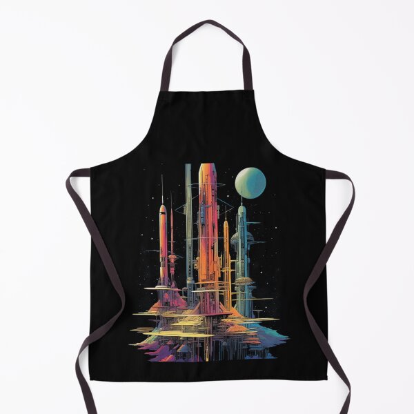 Item preview, Cosmic Ascension: Retro-Futuristic Space Elevators designed and sold by JLCableStudio.