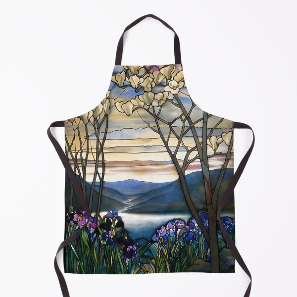 Item preview, Louis Comfort Tiffany - Stained glass 4. Magnolias and irises designed and sold by NouveauEra.