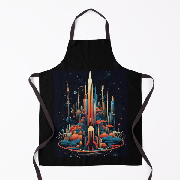 Item preview, Cosmic Ascension: Retro-Futuristic Space Elevators designed and sold by JLCableStudio.
