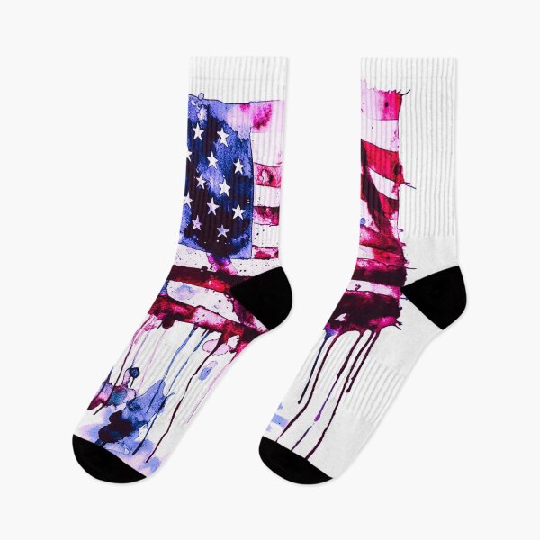 Item preview, Watercolor American Flag designed and sold by OutOfTheBoxArt1.