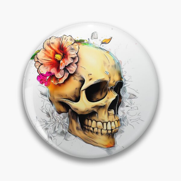 Item preview, colorful skull designed and sold by miguel-ozz.