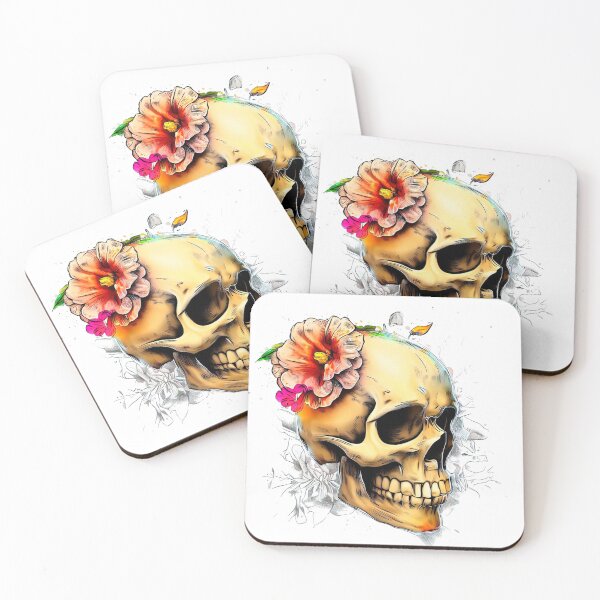 Item preview, colorful skull designed and sold by miguel-ozz.