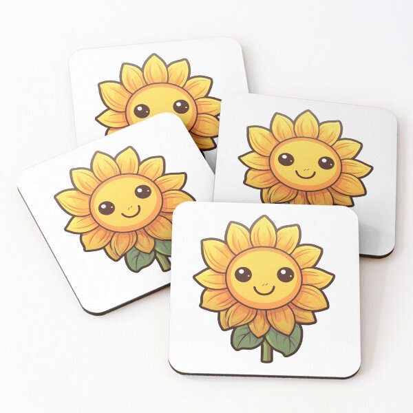 Item preview, A Beautiful Sunflower with a smile on it's face designed and sold by wildflowerlane.