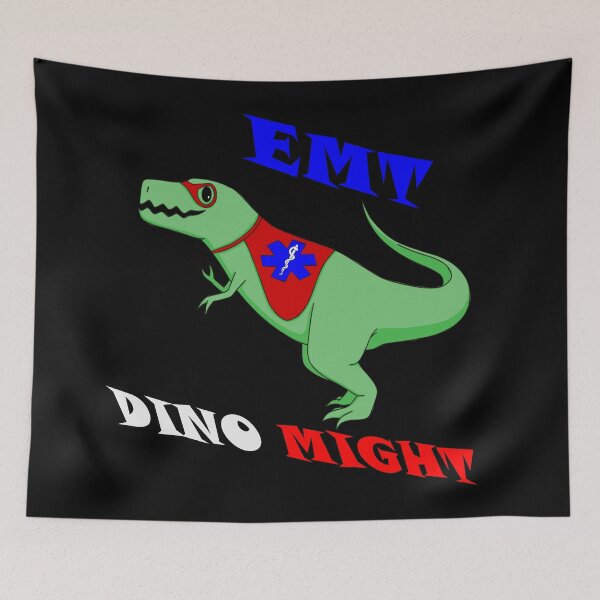 Item preview, EMT! DINO-MIGHT! designed and sold by MoonviewRising.
