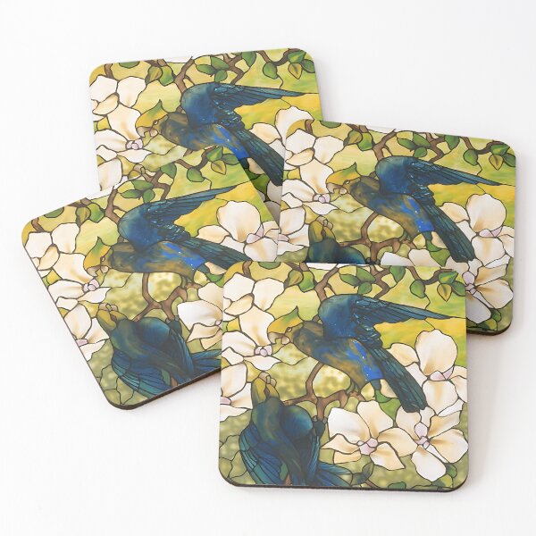 Item preview,  Louis Comfort Tiffany, Hibiscus and Parrots designed and sold by NouveauEra.