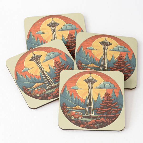 Item preview, Retro Seattle Space Needle designed and sold by The DNA  Boutique.