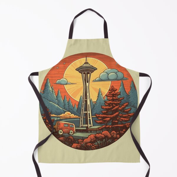Item preview, Retro Seattle Space Needle designed and sold by The DNA  Boutique.