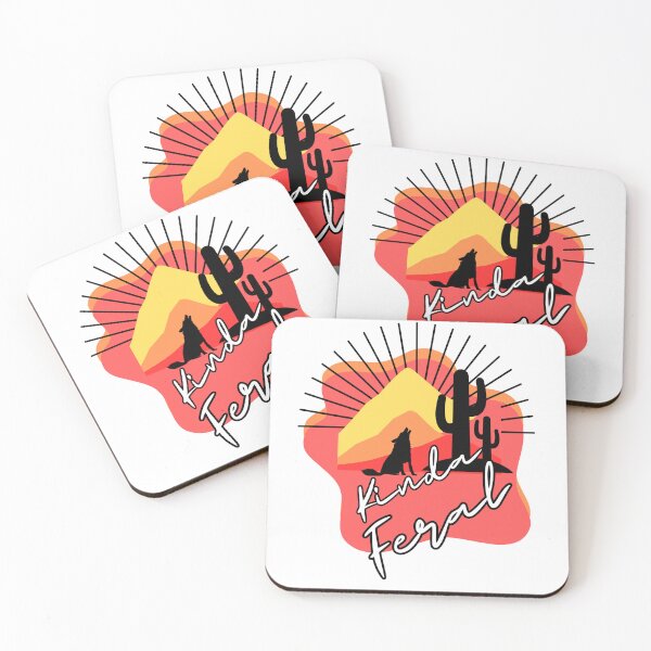 Item preview, Kinda Feral (red) designed and sold by riverhawkphoto.