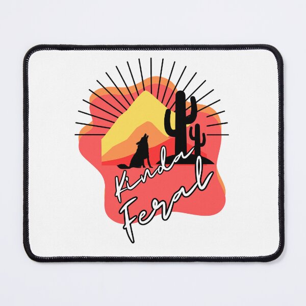 Item preview, Kinda Feral (red) designed and sold by riverhawkphoto.