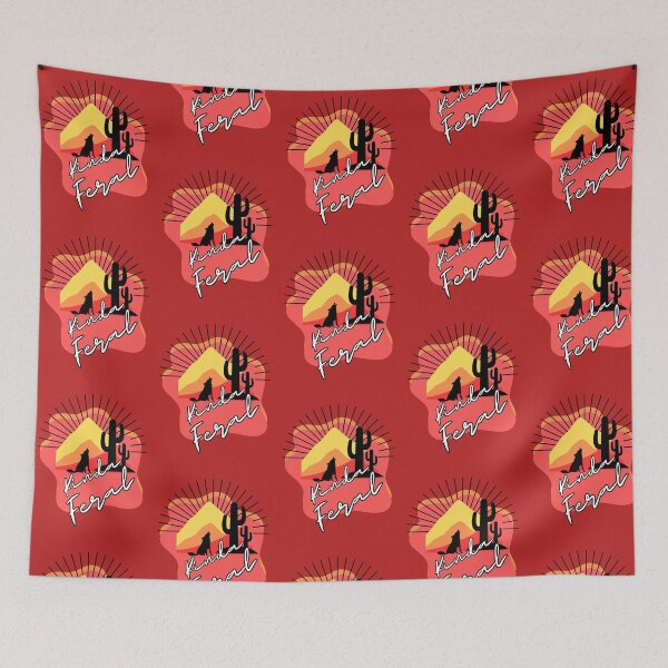 Item preview, Kinda Feral (red) designed and sold by riverhawkphoto.