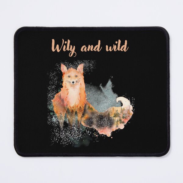 Item preview, Watercolour fox with slogan designed and sold by RahyasDesign.
