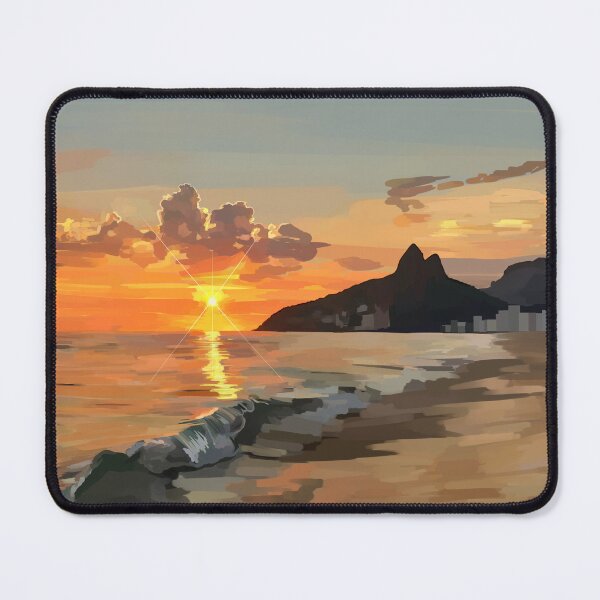 Item preview, Sunset at Ipanema Beach - Rio de Janeiro, Brazil  designed and sold by Israelbeck7.