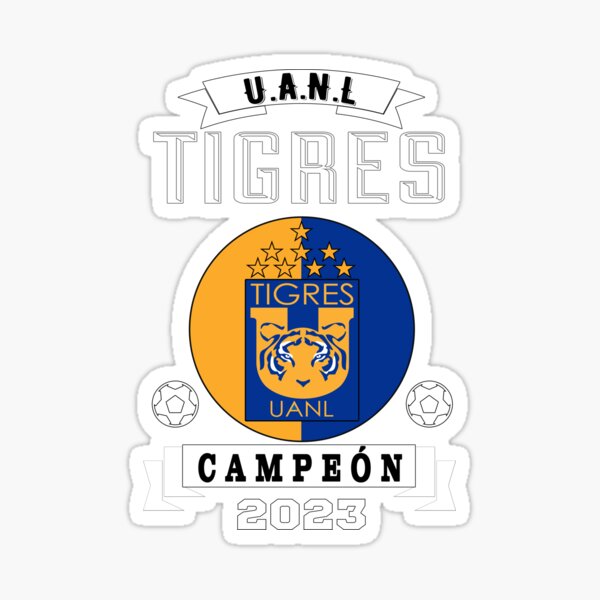 "Playera Tigres De La UANL Campeones 2023 Futbol Mexicano" Sticker For ...