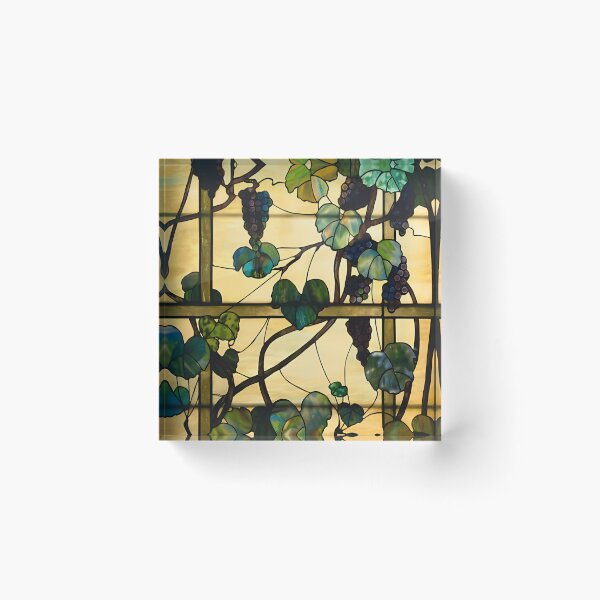 Item preview, Louis Comfort Tiffany, Grapevine Panel designed and sold by NouveauEra.