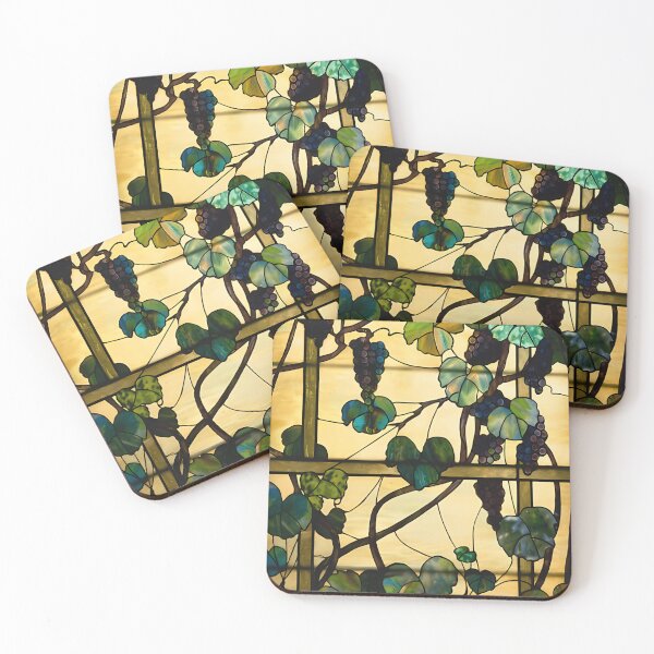 Item preview, Louis Comfort Tiffany, Grapevine Panel designed and sold by NouveauEra.