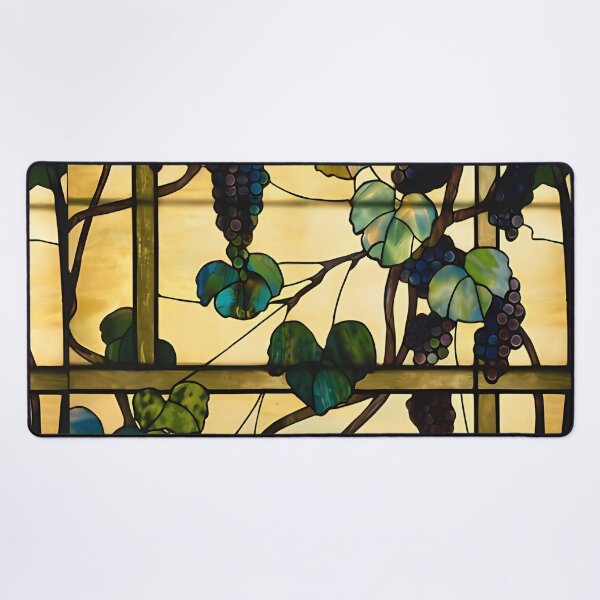 Item preview, Louis Comfort Tiffany, Grapevine Panel designed and sold by NouveauEra.