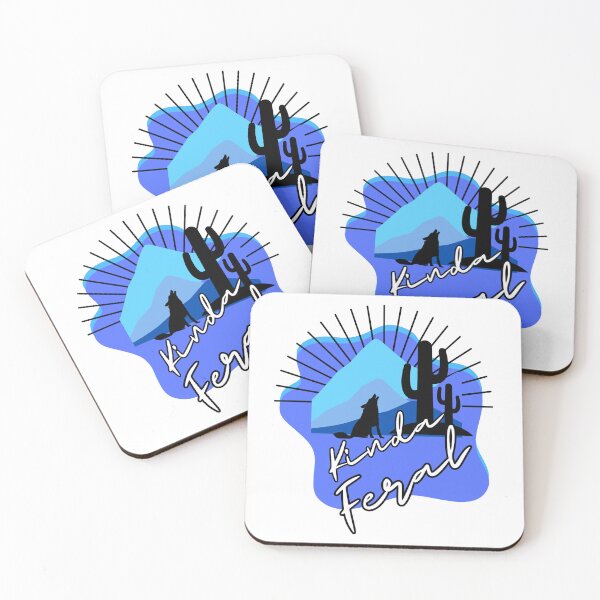 Item preview, Kinda Feral (Blue) designed and sold by riverhawkphoto.