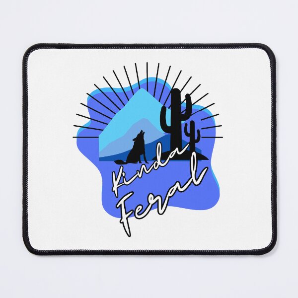 Item preview, Kinda Feral (Blue) designed and sold by riverhawkphoto.