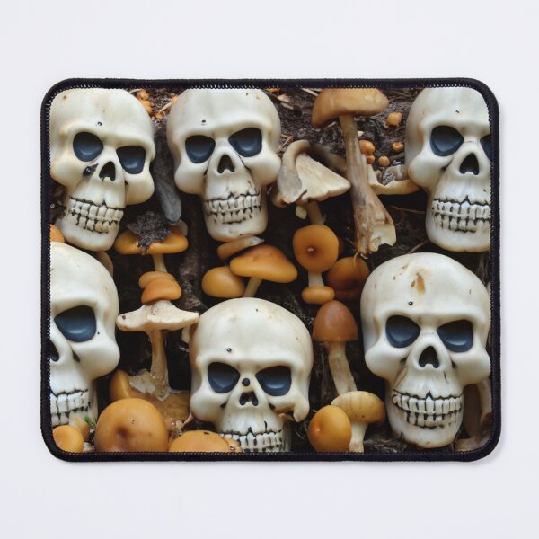 Item preview, Forest Echoes: Skulls and Mushrooms designed and sold by Dreadfools.