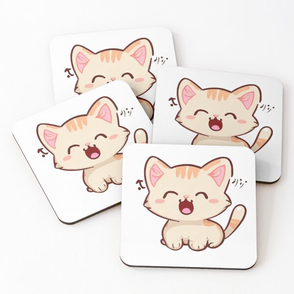 Item preview, Cute Kitty Digital Art Sticker designed and sold by teespedia.