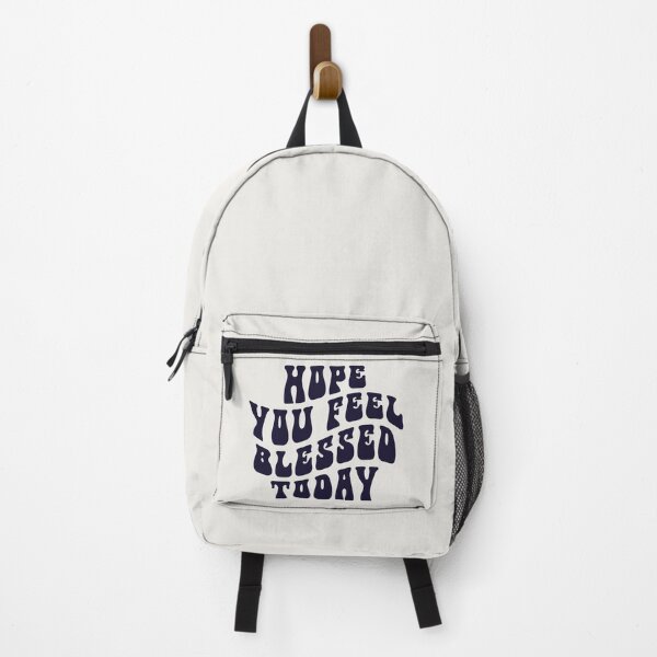Item preview, Hope You Feel Blessed Today Wavy Typography-Purple by Bossy Cat Home designed and sold by BossyCatHome.