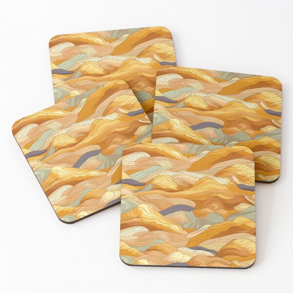Item preview, Desert River - Organic Abstract Art - Original Artwork Pattern designed and sold by ShadedGallery.