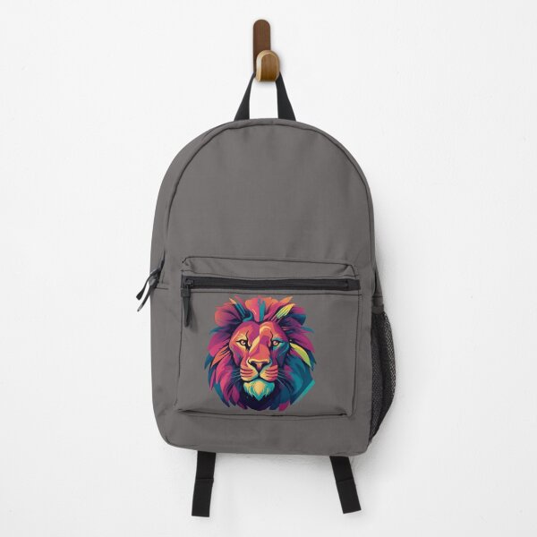 Item preview, Lion modern pop art psychedelic designed and sold by StickySociety.