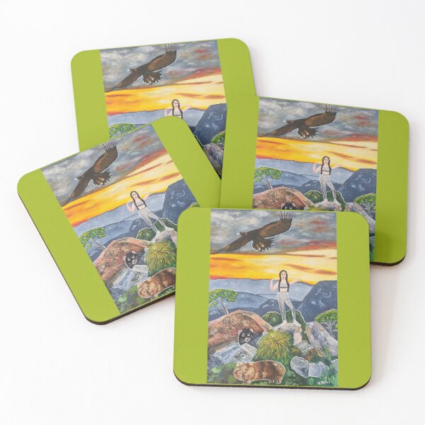 Item preview, Bush walking woman in Tasmania designed and sold by JDLPaintings.
