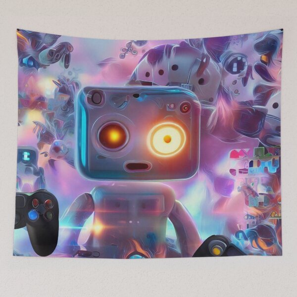 Item preview, "Virtual Hero Awakens: The Robot-Manette in Action". designed and sold by Vipexshop.