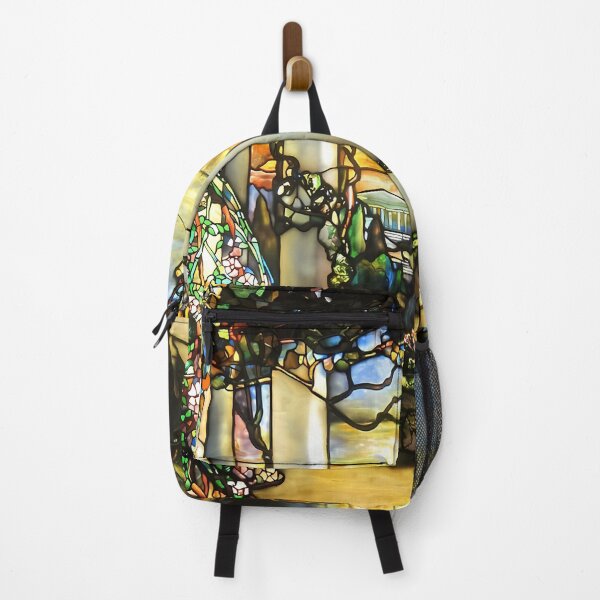 Artikelvorschau, Louis Comfort Tiffany, Landschaft mit einem griechischen Tempel entworfen und verkauft von NouveauEra.