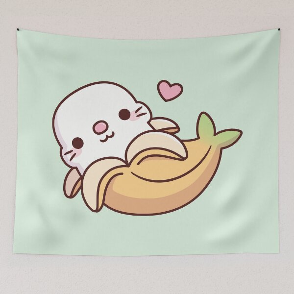 Item preview, Cute Banana Seal Funny designed and sold by rustydoodle.