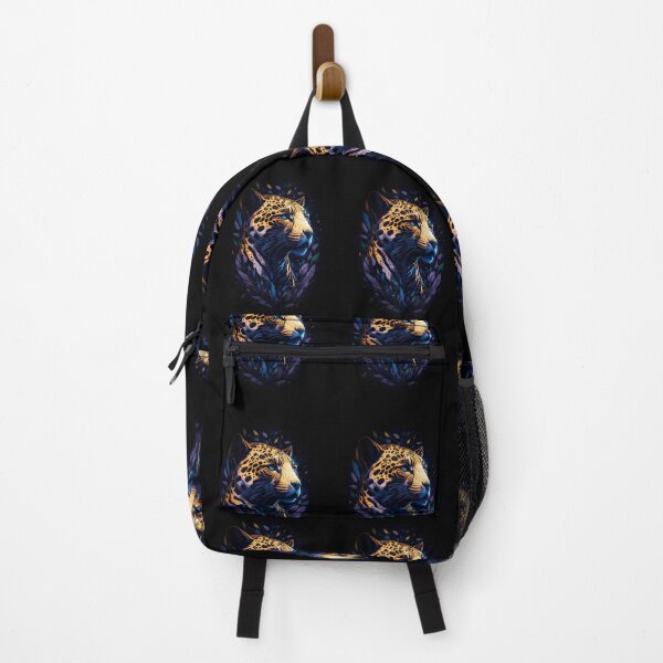 Item preview, Jaguar Big Cat Wildlife Pintura Hojas designed and sold by druidwolfart.