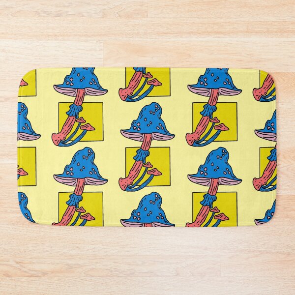 Item preview, Blue and Pink Mushroom Trio designed and sold by ScaredCryptid.
