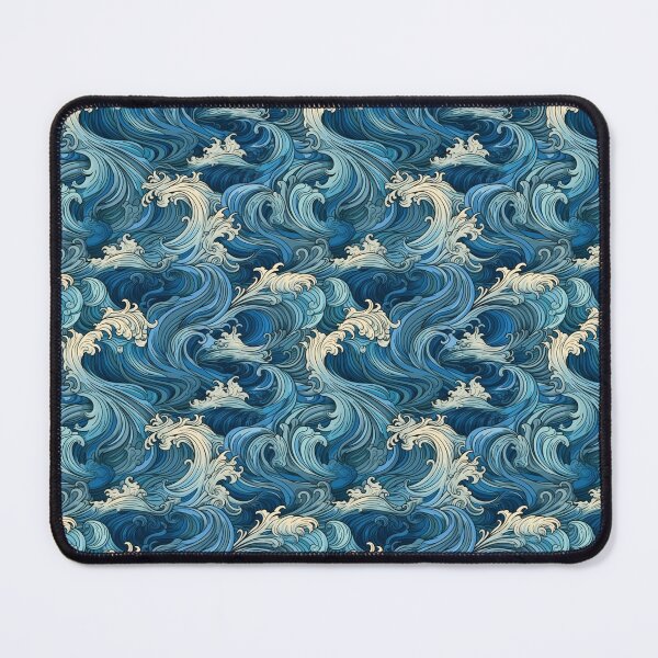 Item preview, Ocean Symphony: Serene Blue Cresting Waves designed and sold by RohanGalyardt.