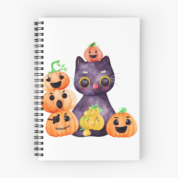 Item preview, Water color Halloween with hand drawing, cute cartoon for card, background, planner, fabric, pattern, wedding card and for decoration.  designed and sold by PKParidesign.