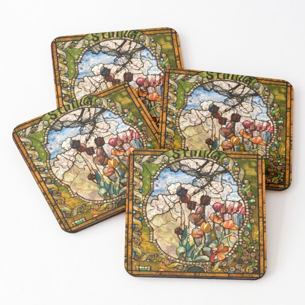 Artikelvorschau, Louis Comfort Tiffany, Buntglas, Frühling entworfen und verkauft von NouveauEra.