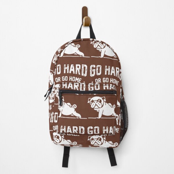 Item preview, Go hard or go home pug designed and sold by rjjysirdv44.