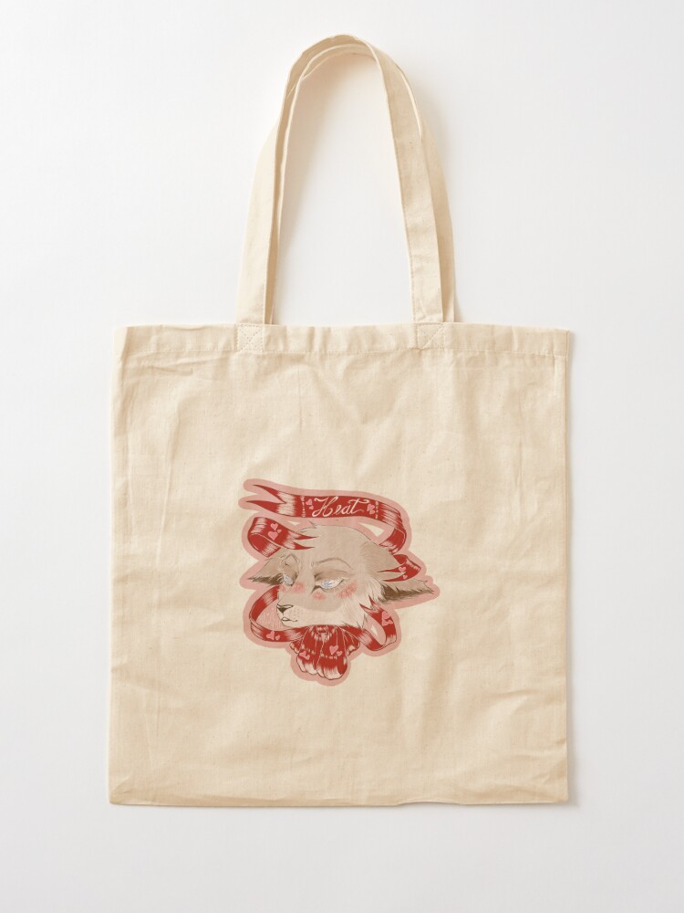 White Fox Drawstring Bag | TeeShirtPalace