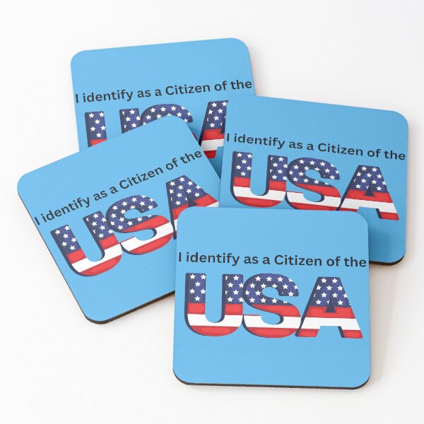 Item preview, I Identify As a Citizen of the USA designed and sold by PoliticalArtist.