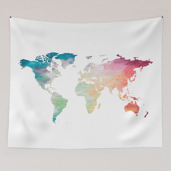 Item preview, Rainbow World Map designed and sold by OHH Baby.