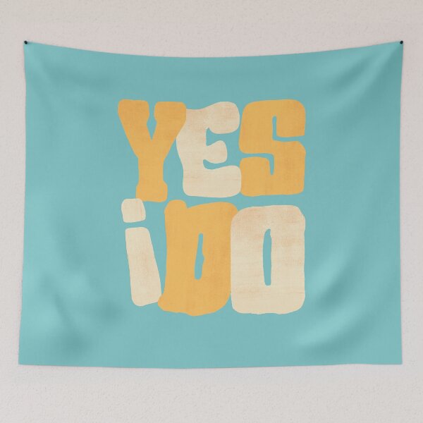 Item preview, Yes I Do, I Really Do, Wedding Love Quote designed and sold by Ching Teoh.