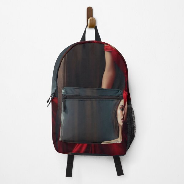 Item preview, Entrancing Elegance: A Captivating Portrait of a Red-Dressed Beauty designed and sold by oanaunciuleanu.